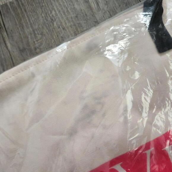 Victoria Secret Tote Bag Extra Large New With Defect Pink Black - Picture 3 of 8